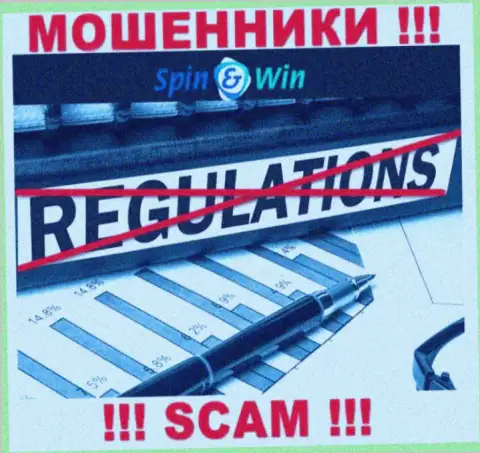 Будьте бдительны, у мошенников SpinWin Bet нет регулятора