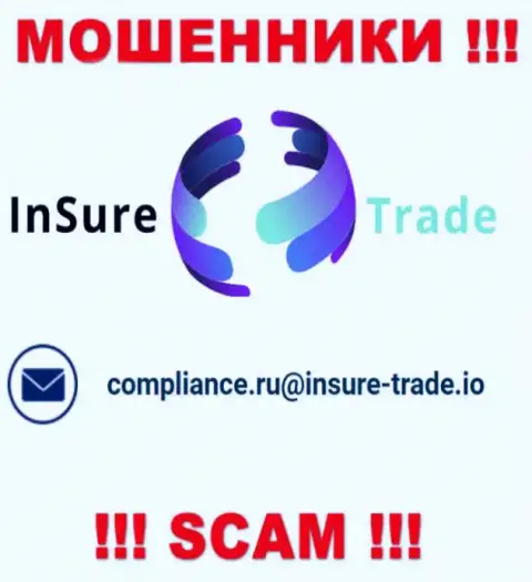 Контора Insure Trade не прячет свой e-mail и размещает его у себя на сайте