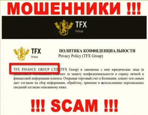 TFX-Group Com - это МОШЕННИКИ !!! ТФХ Финанс Груп Лтд - это организация, владеющая данным лохотроном