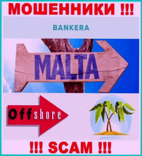 С организацией Банкера не нужно иметь дела, адрес регистрации на территории Мальта