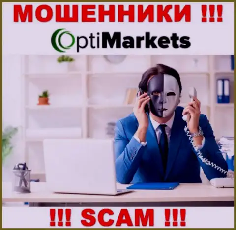 Opti Market разводят жертв на средства - будьте очень осторожны разговаривая с ними