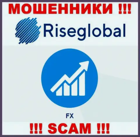 Rise Global не вызывает доверия, Форекс - это именно то, чем промышляют указанные интернет-мошенники