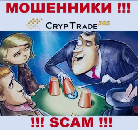 CrypTrade365 Com - это ЛОХОТРОН ! Заманивают клиентов, а после этого отжимают их денежные вложения