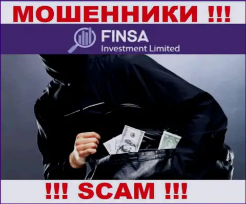 Не верьте в возможность подзаработать с internet мошенниками Finsa - это капкан для наивных людей
