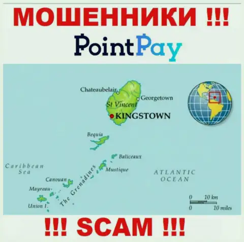 PointPay Io - это жулики, их адрес регистрации на территории St. Vincent & the Grenadines