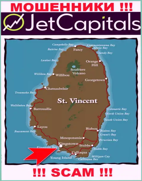 Kingstown, St Vincent and the Grenadines - вот здесь, в оффшоре, отсиживаются интернет-аферисты Джет Капиталс