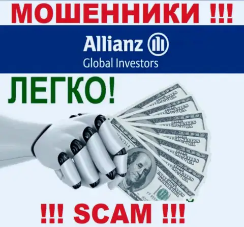 С конторой AllianzGlobal Investors не сумеете заработать, затащат в свою организацию и сольют под ноль