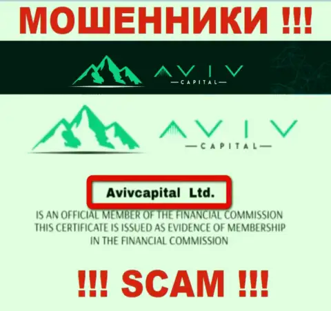 Вот кто управляет компанией Aviv Capitals - AvivCapital Ltd