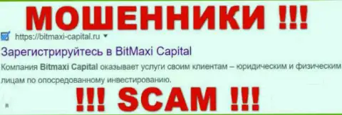 BitMaxi - это КИДАЛЫ !!! SCAM !!!